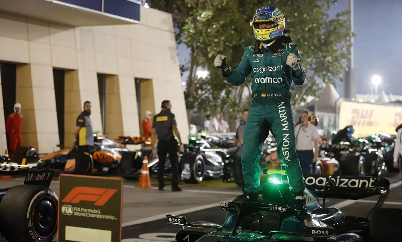 阿斯顿马丁逆转哈斯车队，阿隆索统治全场